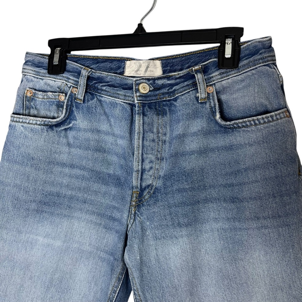 Free People Maggie mid-rise straight-leg distressed Jeans Size 27 - Picture 5 of 10